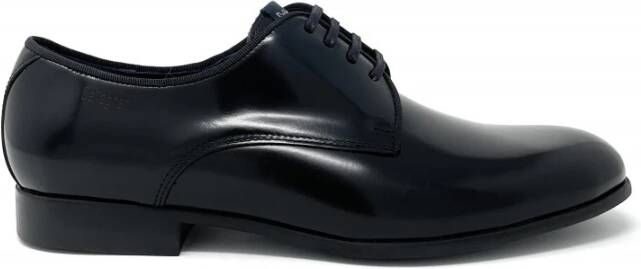 Callaghan Zwarte gepoetste derby schoenen Black Heren