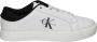 Calvin Klein Jeans Klassieke Cupsole Lage Sneakers White Heren - Thumbnail 12