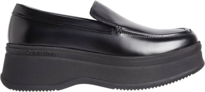 Calvin Klein Zwarte Loafers voor Dames Black Dames