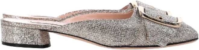 Casadei Pre-owned Plastic heels Gray Dames