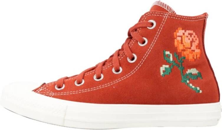 Converse Hoge Top Sneakers Red Dames