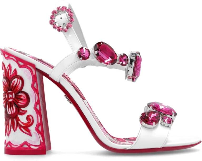Dolce & Gabbana Hoge hak sandalen Wit Dames