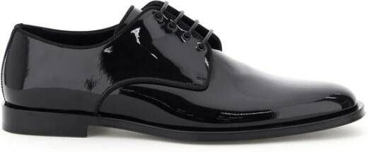 Dolce & Gabbana Zakelijke Schoenen Zwarte Derby Schoenen Black Heren
