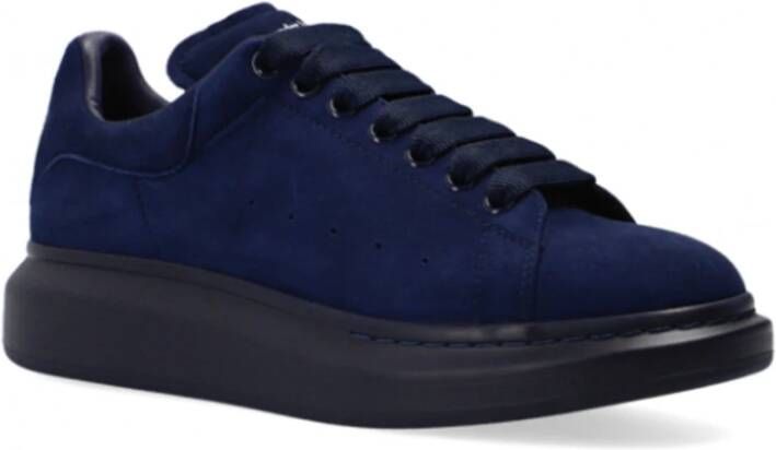 alexander mcqueen Oversized Suede Sneakers Blue Heren