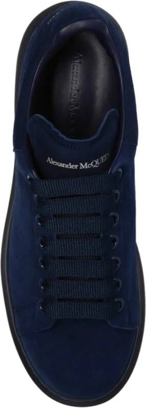 alexander mcqueen Oversized Suede Sneakers Blue Heren