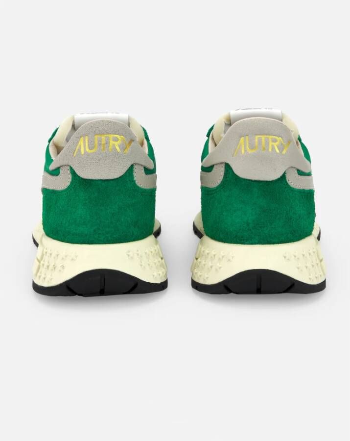 Autry Witte Sneakers met Grijze Detail Green Heren