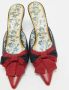 Gucci Vintage Pre-owned Leather heels Blue Dames - Thumbnail 2