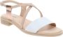 Nerogiardini Platte sandalen voor vrouwen White Dames - Thumbnail 4