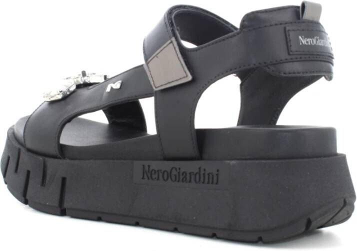 Nerogiardini Platform Sandalen voor Vrouwen Black Dames