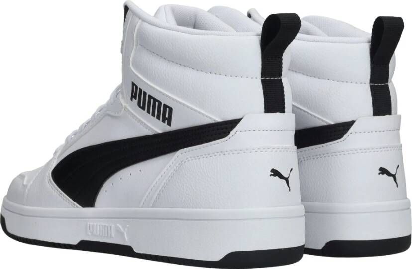 Puma Rebound V6 halfhoge sneaker White Heren