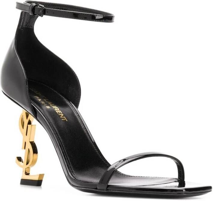 Saint Laurent Stijlvolle Opyum Hoge Hak Sandalen Zwart Dames Schoenen Nl