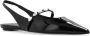 Stuart Weitzman Emilia Pearlita slingback platte schoenen Black Dames - Thumbnail 5