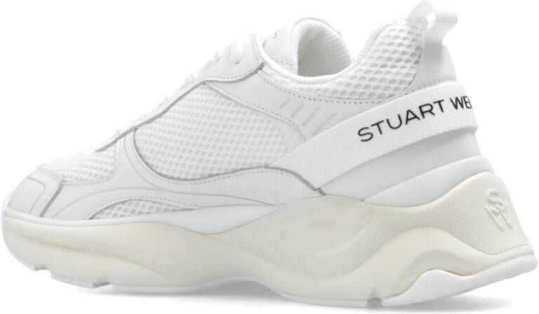 Stuart Weitzman Sneakers SW TRAINER in wit - Foto 5