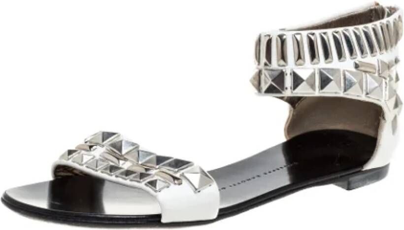 Giuseppe Zanotti Pre-owned Leather sandals White Dames