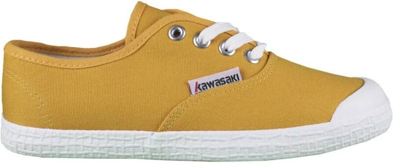 Kawasaki Moderne Canvas Sneakers Yellow Heren