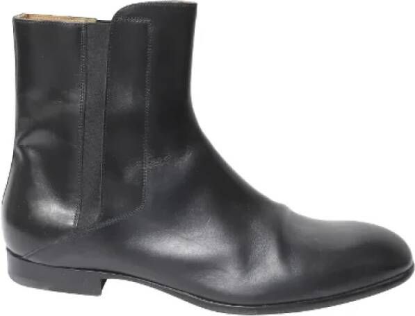 Maison Margiela Pre-owned Leather boots Black Heren