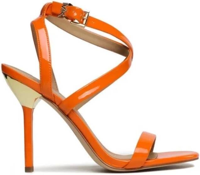 Michael Kors Stijlvolle Sandaal voor Zomer Outfits Orange Dames