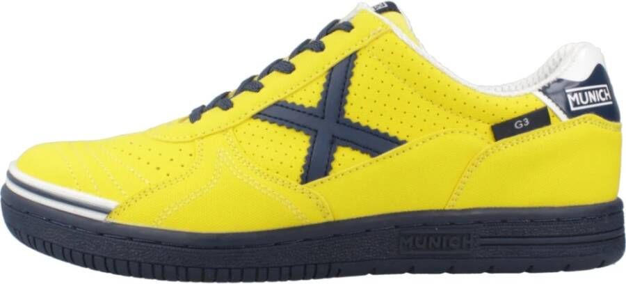 Munich Stijlvolle Sneakers voor Mannen Yellow Heren