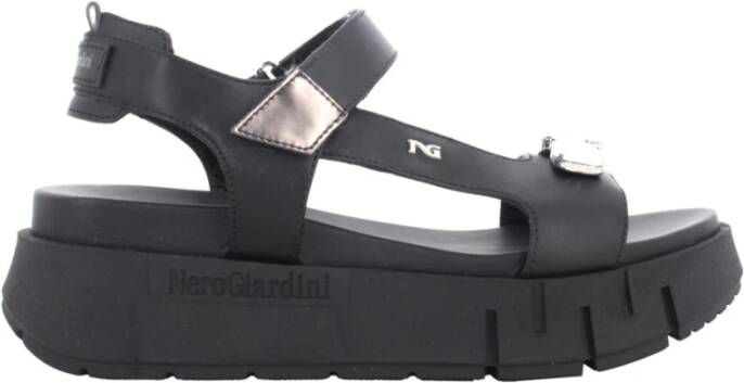 Nerogiardini Platform Sandalen voor Vrouwen Black Dames