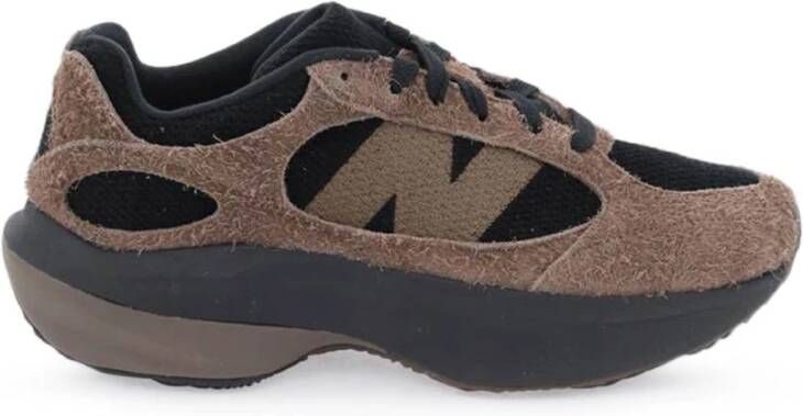 New Balance Mesh & Suede Wrpd Runner Sneakers Brown Heren