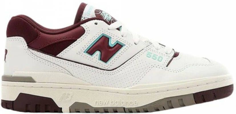 New Balance 550 Wit Bourgondisch Blauwe Sneakers voor Heren Wit Heren