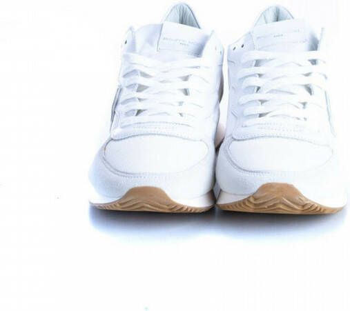 Philippe Model Trpx sneakers van nylon en suède White Heren