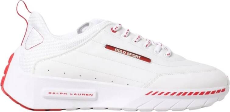 Polo Ralph Lauren Casual Sneakers voor Dagelijks Gebruik White Heren
