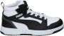 Puma Rebound V6 Mid sneakers wit zwart Imitatieleer Meerkleurig 32 5 - Thumbnail 5