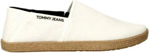 Tommy Jeans Logo Zijkant Heren Alpargatas White Heren