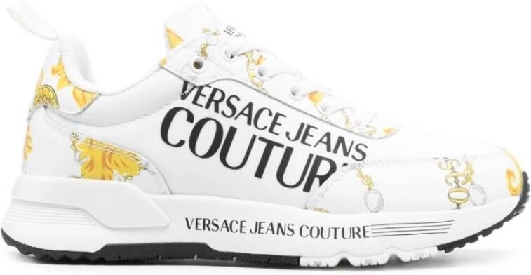 Versace Jeans Couture Witte Sneakers voor Dames Aw23 White Dames