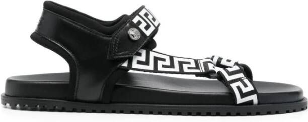 Versace Platte schoenen Black Heren