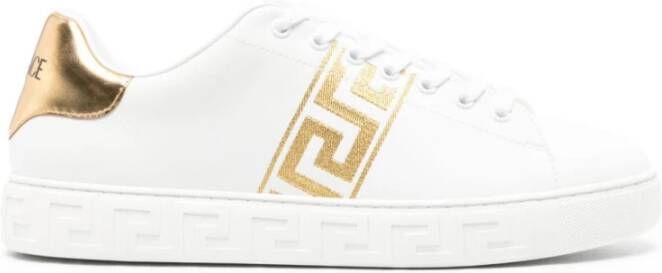 Versace Witte Sneakers met Greca Motif White Heren