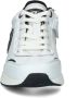 Cruyff Flash Runner sneakers wit zwart Jongens Imitatieleer Meerkleurig 33 - Thumbnail 6
