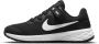 Nike Revolution 6 Flyease PS Hardloopschoenen Black White Dk Smoke Grey Kinderen - Thumbnail 2