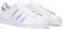 Adidas Witte Superstar J Sneakers met Holografische Accenten Wit - Thumbnail 1