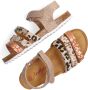 Develab 48304 leren sandalen met dierenprint goud multi Meisjes Leer Dierenprint 26 - Thumbnail 10