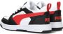 Puma Rebound V6 Lo sneakers wit rood zwart Imitatieleer 30 - Thumbnail 5