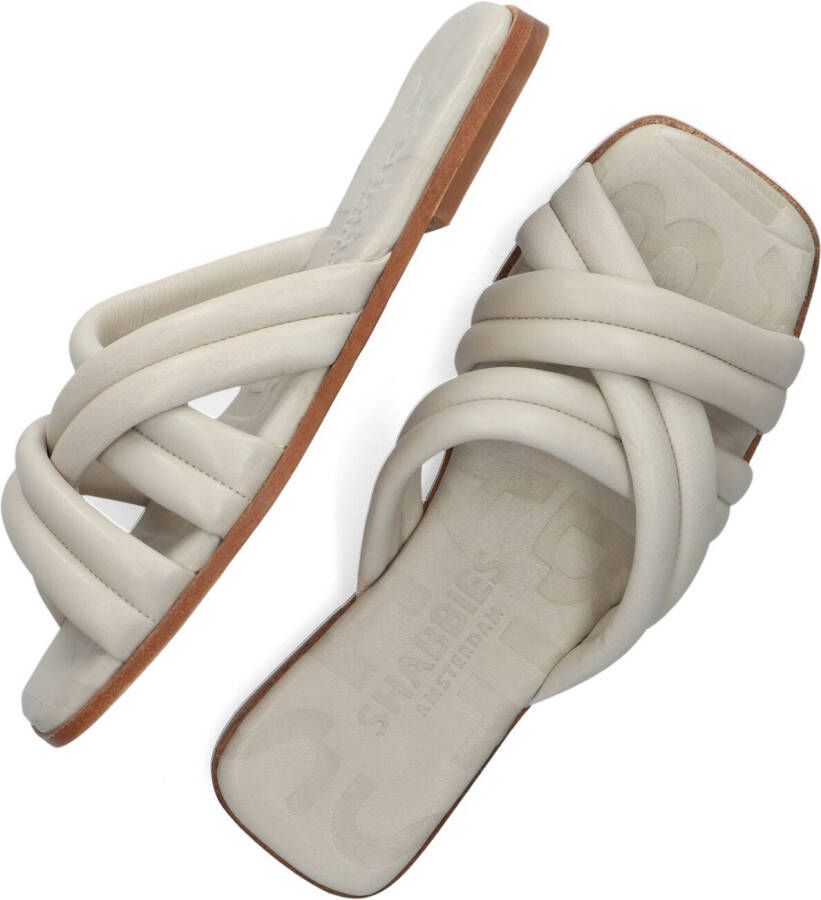 SHABBIES Witte Slippers 170020249