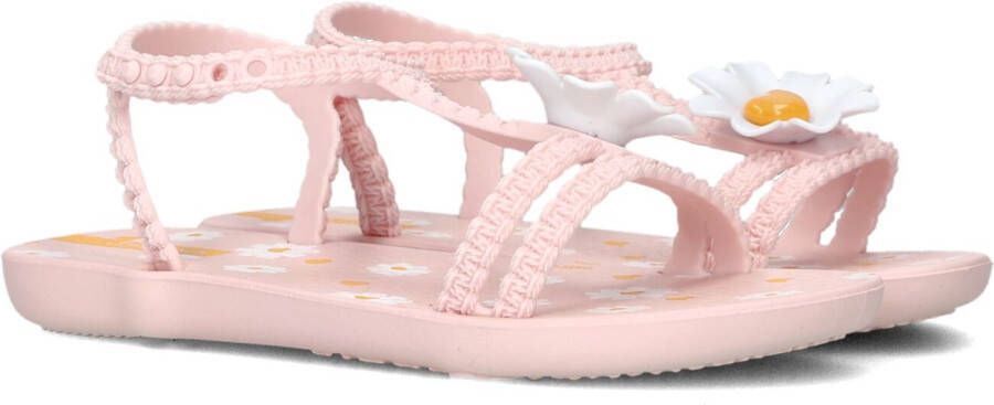 Ipanema Daisy Baby gebloemde sandalen lichtroze Meisjes Gerecycled materiaal 19 20