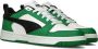Puma Rebound V6 Lo sneakers wit zwart groen Leer Meerkleurig 26 - Thumbnail 1