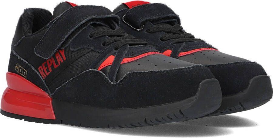 Replay sneakers zwart rood Jongens Synthetisch Logo 35
