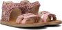 Shoesme roze sandalen met vrolijke dotprint en hartje - Thumbnail 1