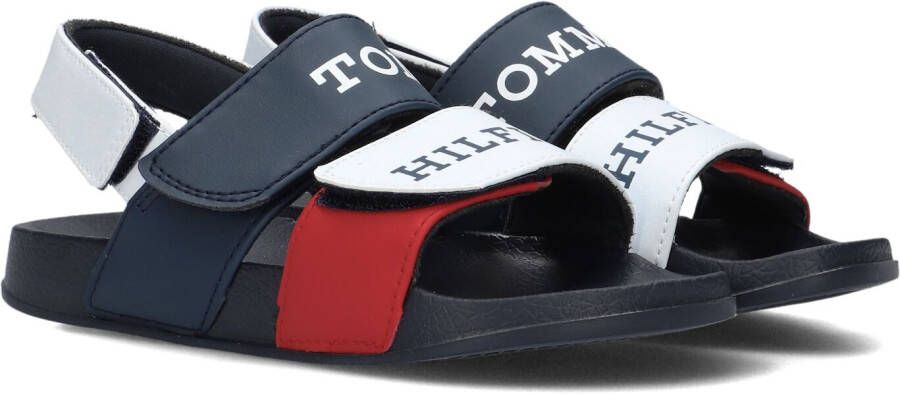 Tommy Hilfiger sandalen blauw wit rood Jongens Imitatieleer Logo 28