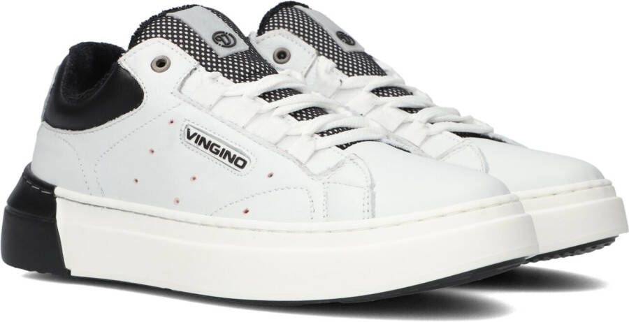 VINGINO Vince leren sneakers wit Leer Meerkleurig 28