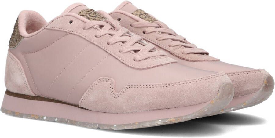 Woden Nora III Leren Sneaker Pink Dames