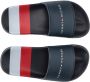 Tommy Hilfiger badslippers donkerblauw Rubber Logo 28 - Thumbnail 5