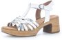 Gabor Lichtgewicht hoge hak sandalen White Dames - Thumbnail 3
