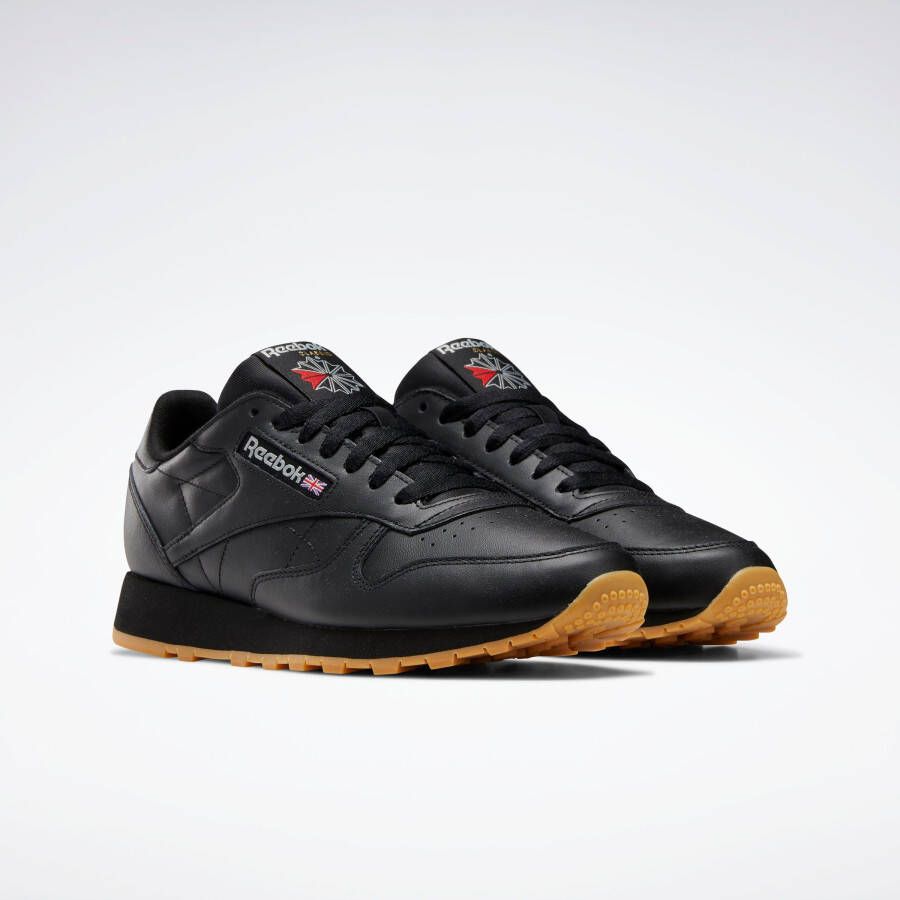 Reebok Heren Sneakers Clic Leather Gy0954 Black Heren - Foto 3
