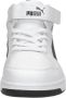 Puma Rebound V6 Mid sneakers wit zwart Jongens Meisjes Imitatieleer Meerkleurig 35 - Thumbnail 10