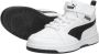 Puma Rebound V6 Mid sneakers wit zwart Jongens Meisjes Imitatieleer Meerkleurig 35 - Thumbnail 11